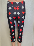 Playing Cards capris with pockets