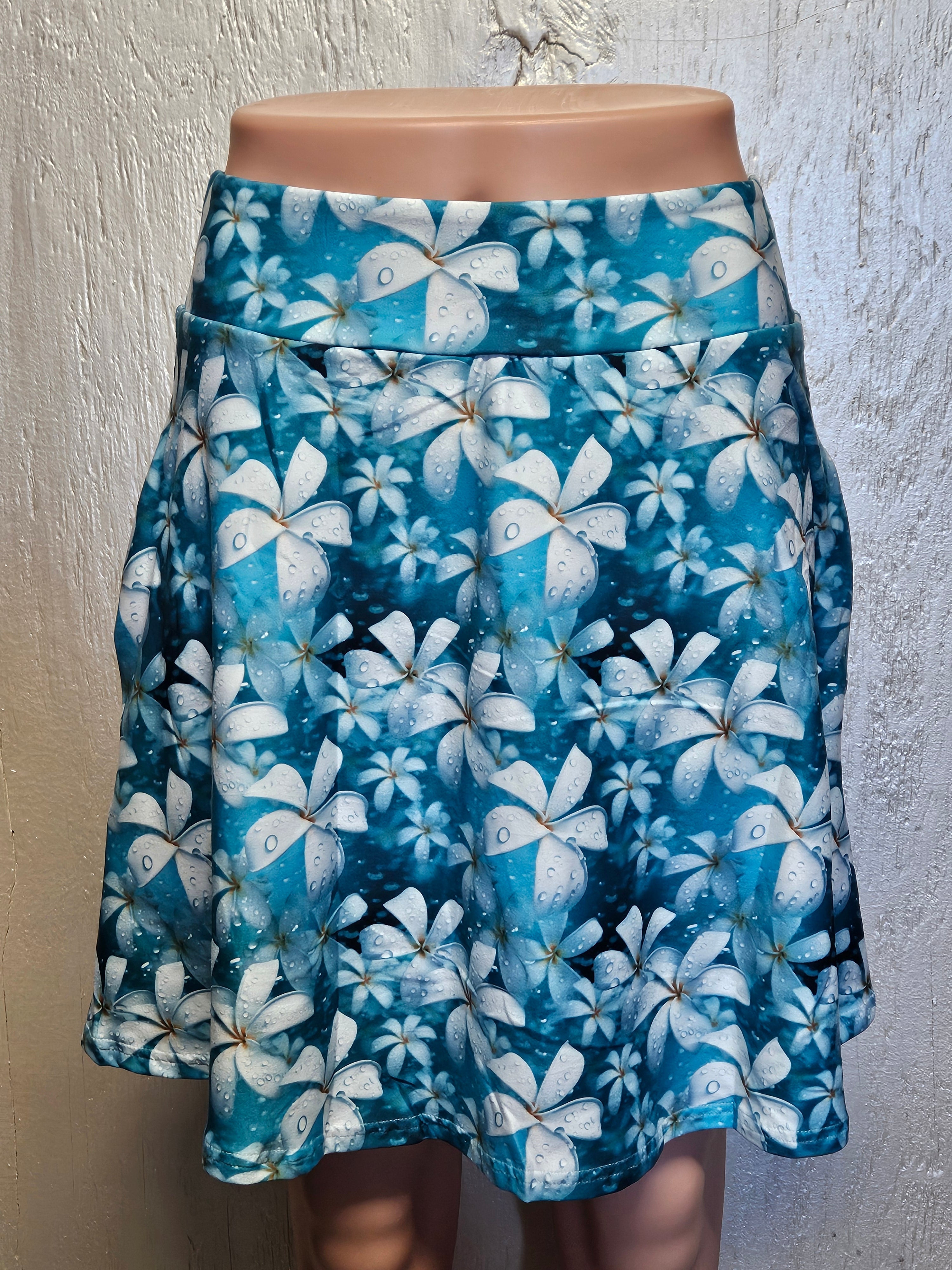 Tiare Flower capris and skorts with pockets