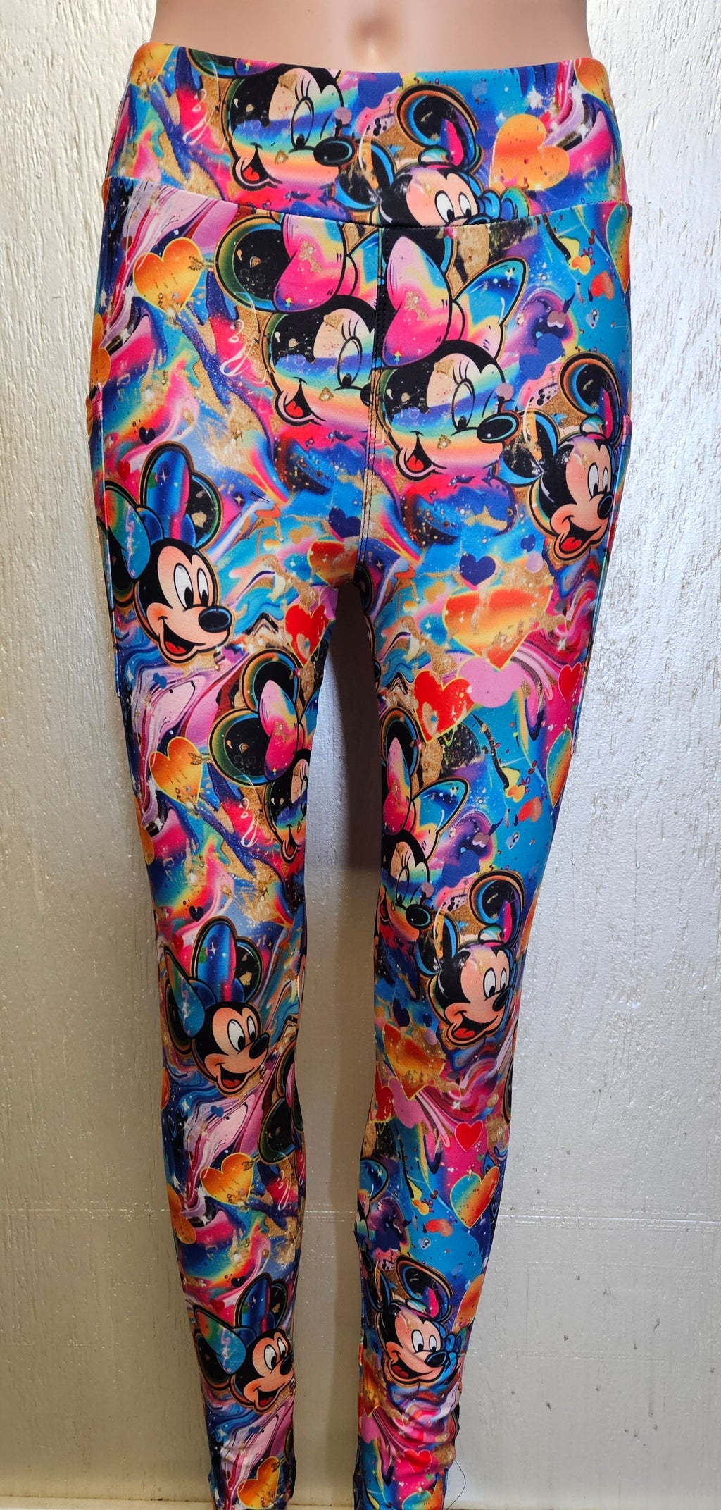 Magical Mouse Lovers leggings, capris, and biker shorts with pockets