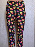 Neon Halloween sweets capris and skorts with pockets