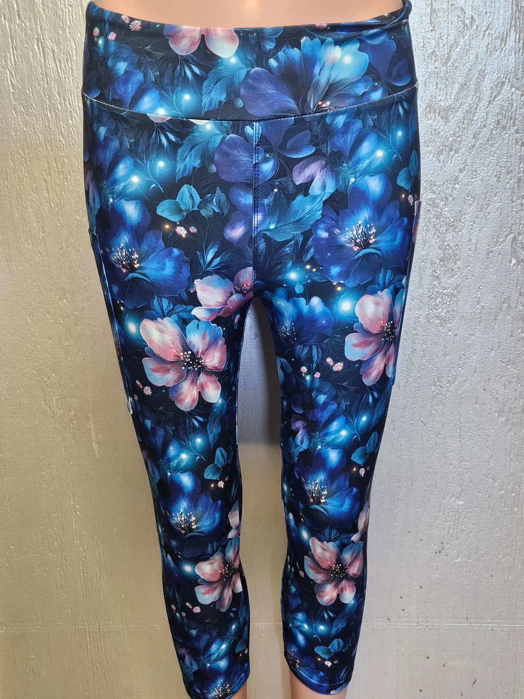 Magic Floral leggings, capris, and skorts with pockets