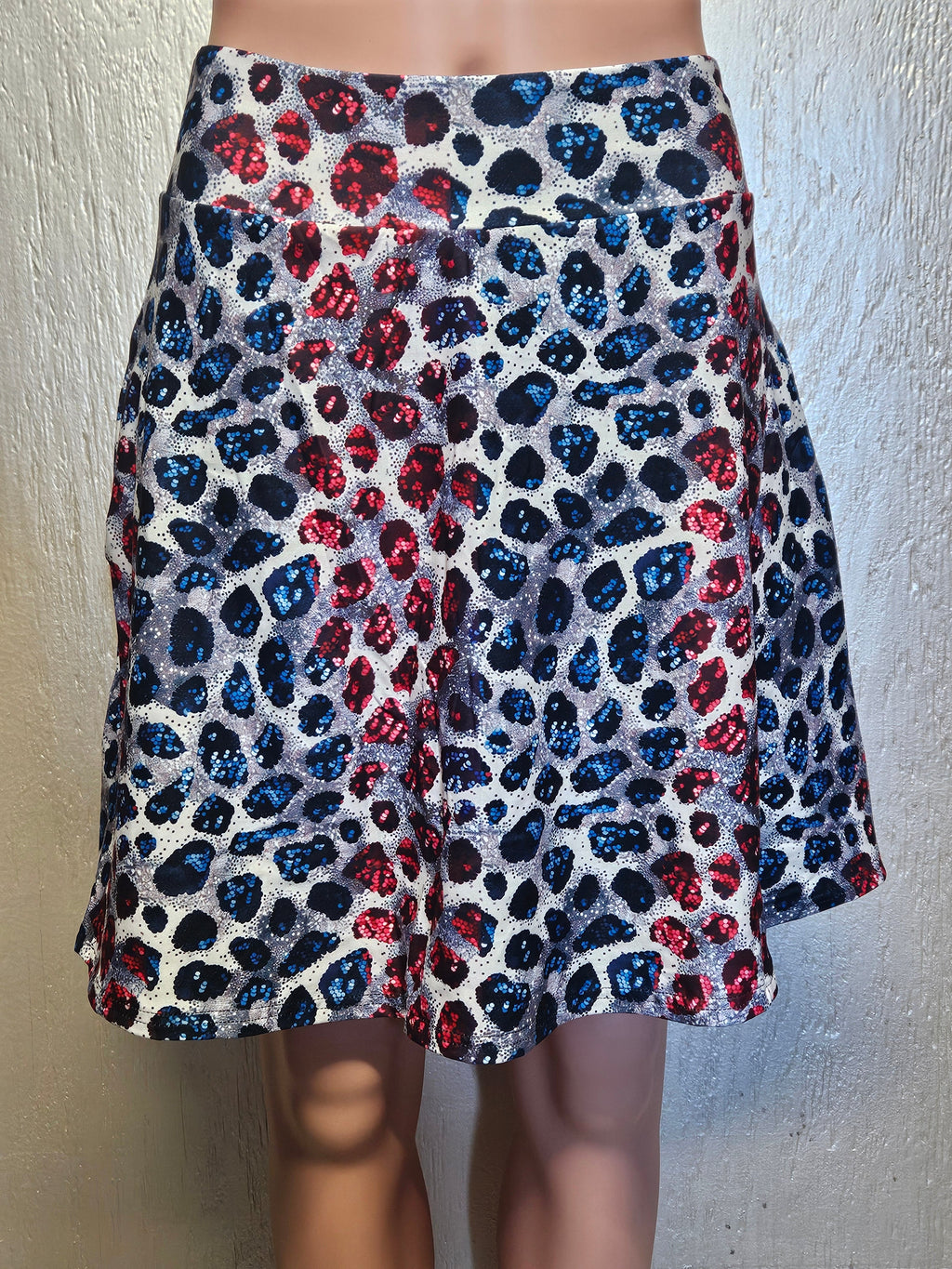Sparkle Leopard capris and skorts with pockets