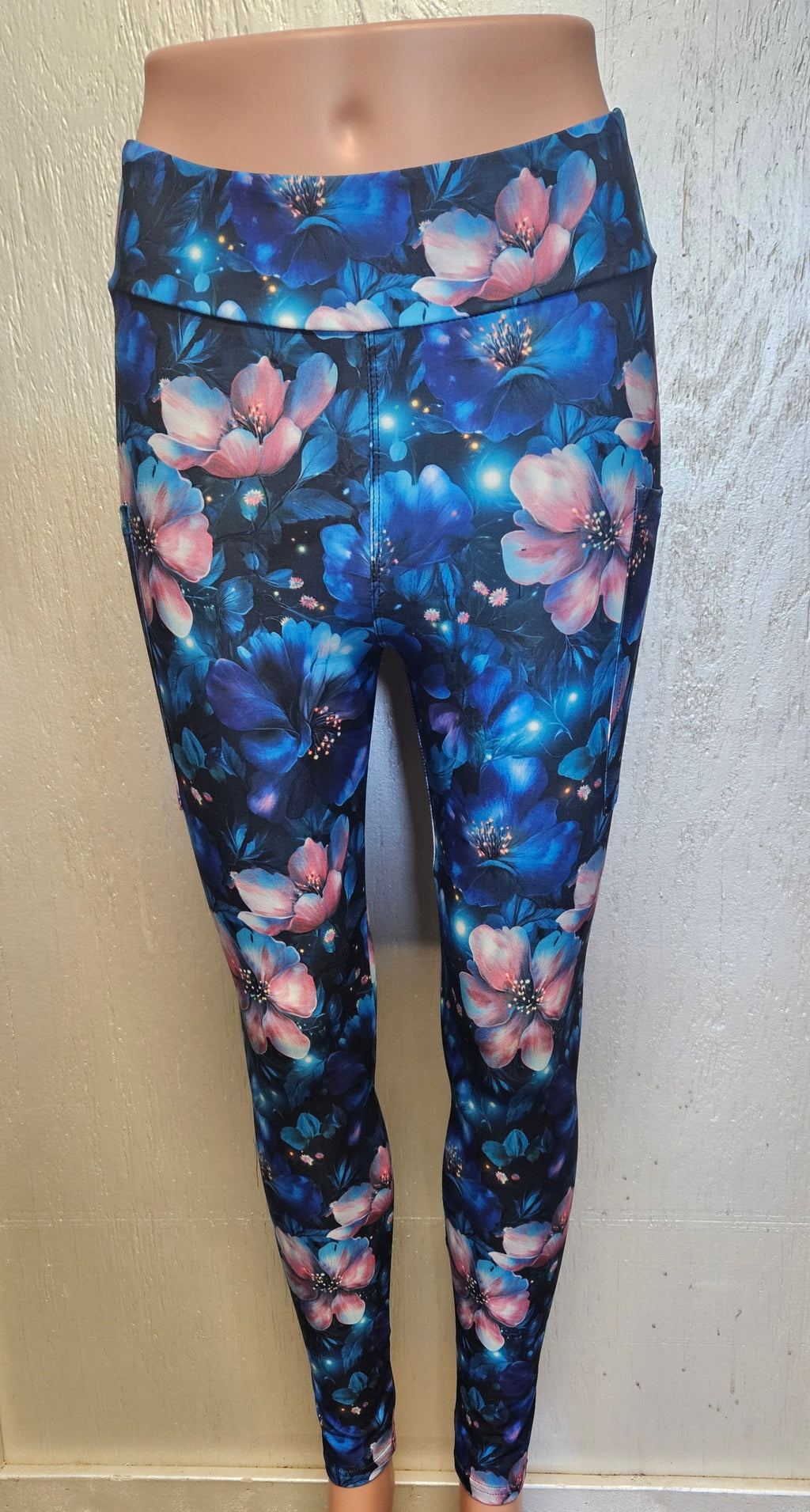 Magic Floral leggings, capris, and skorts with pockets