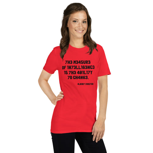 ABILITY TO CHANGE - ALBERT EINSTEIN CUSTOM GRAPHIC TEE Tshirts