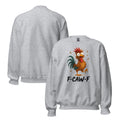 F-CAW-F Whimsical Custom Graphic Sweatshirt – Cozy Statement Crewneck Sweatshirt