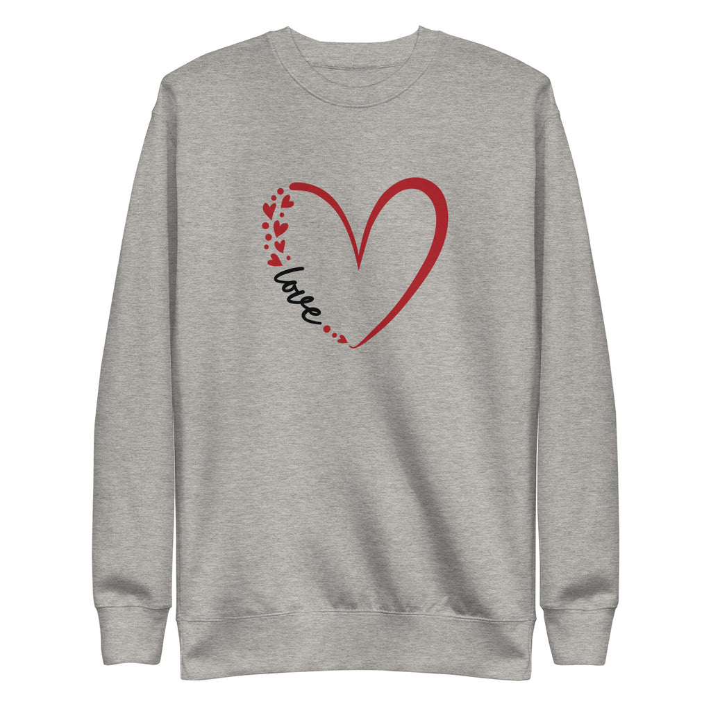 LOVE HEART CUSTOM SWEATSHIRT Sweatshirt