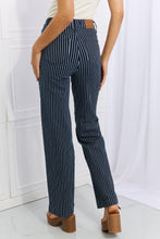 Load image into Gallery viewer, Judy Blue Cassidy High Waisted Tummy Control Striped Straight Jeans
