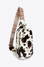 Load image into Gallery viewer, Printed Faux Leather Sling Bag
