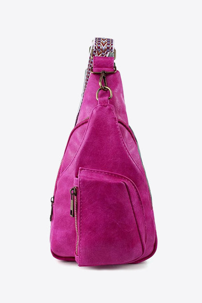 All The Feels Faux Leather Sling Bag - Asst Colors