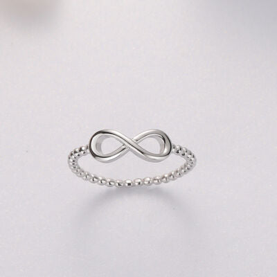 Infinity Zircon 925 Sterling Silver Ring