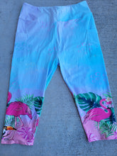 Load image into Gallery viewer, Fanny the Flamingo capris with pockets
