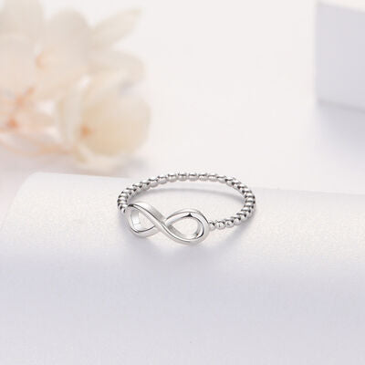 Infinity Zircon 925 Sterling Silver Ring