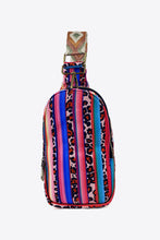 Load image into Gallery viewer, Printed Faux Leather Sling Bag
