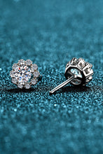 Load image into Gallery viewer, Moissanite Floral-Shaped Stud Earrings
