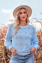 Load image into Gallery viewer, Round Neck Long Sleeve Knit Top
