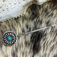 Load image into Gallery viewer, Turquoise Alloy Hairpin
