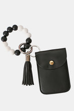 Load image into Gallery viewer, Bead Wristlet Key Chain with Wallet
