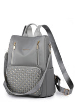 Load image into Gallery viewer, Zipper Pocket Beaded Backpack
