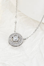 Load image into Gallery viewer, 925 Sterling Silver Moissanite Geometric Pendant Necklace
