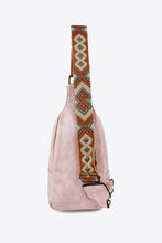 Load image into Gallery viewer, Adjustable Strap Faux Leather Sling Bag - Assorted Colors Available
