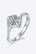 Load image into Gallery viewer, 1 Carat Moissanite 925 Sterling Silver Twisted Ring
