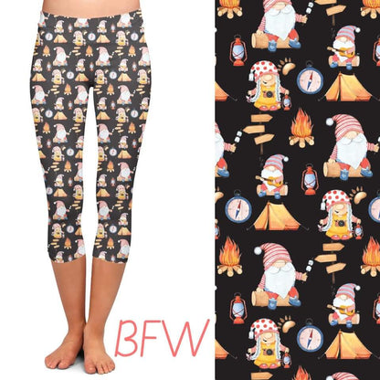 Camping Gnomes with pockets leggings and capris