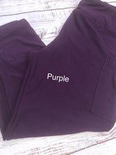 Load image into Gallery viewer, Plum purple leggings, capris and shorts with pockets Wholesale
