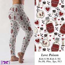 Load image into Gallery viewer, Love Poison leggings with pockets.

