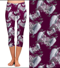Load image into Gallery viewer, My Mom is my angel leggings capris joggers and loungers
