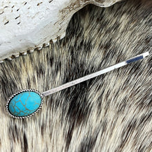 Load image into Gallery viewer, Turquoise Alloy Hairpin
