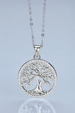 Load image into Gallery viewer, 925 Sterling Silver Moissanite Tree Pendant Necklace
