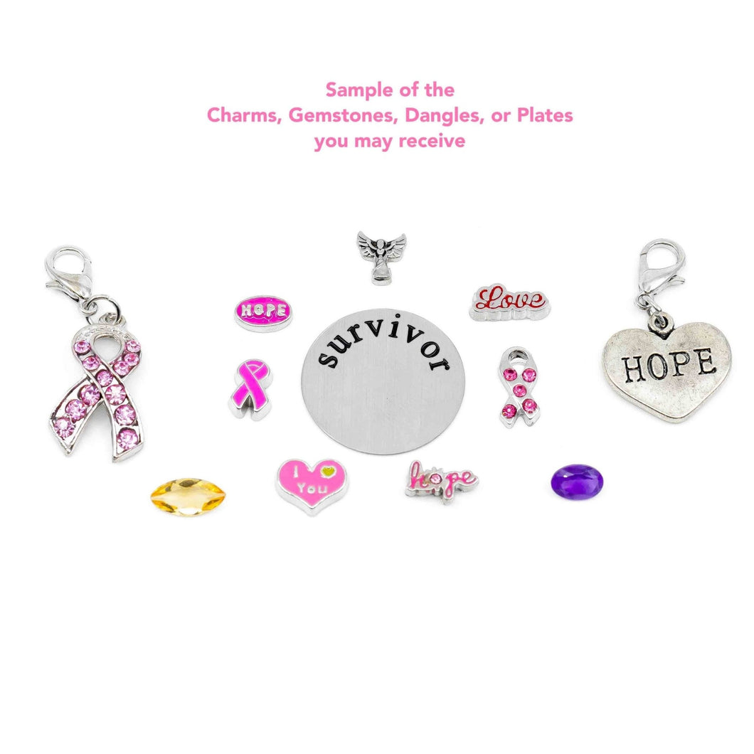 BREAST CANCER THEMED FIZZY SURPRISE CHARM DROP - WESTERN STYLIN'