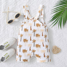 Load image into Gallery viewer, Kids Botanical Print Overalls
