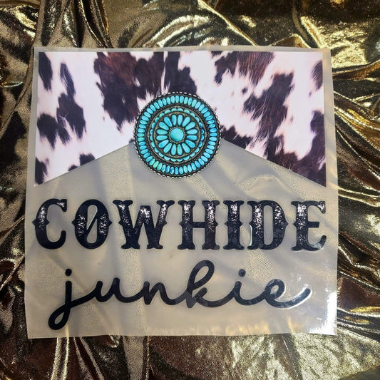 COWHIDE JUNKIE CUSTOM DTG GRAPHIC TOP - WESTERN STYLIN'