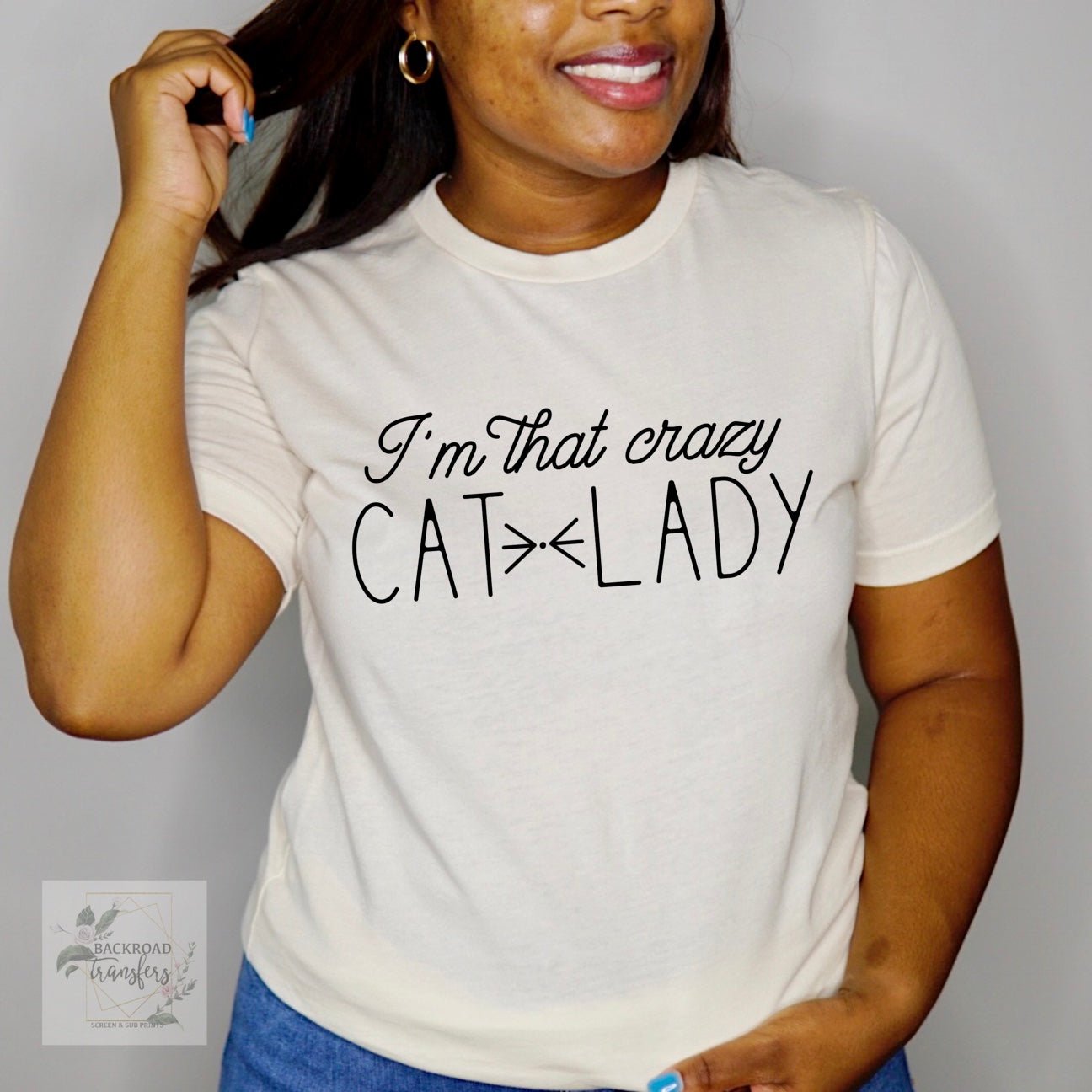 CRAZY CAT LADY GRAPHIC TEE - WESTERN STYLIN'