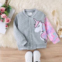 Load image into Gallery viewer, Unicorn Graphic Long Sleeve Jacket
