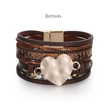 Load image into Gallery viewer, HEART AND PEARL BRACELET - WESTERN STYLIN&#39;
