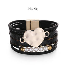 Load image into Gallery viewer, HEART AND PEARL BRACELET - WESTERN STYLIN&#39;
