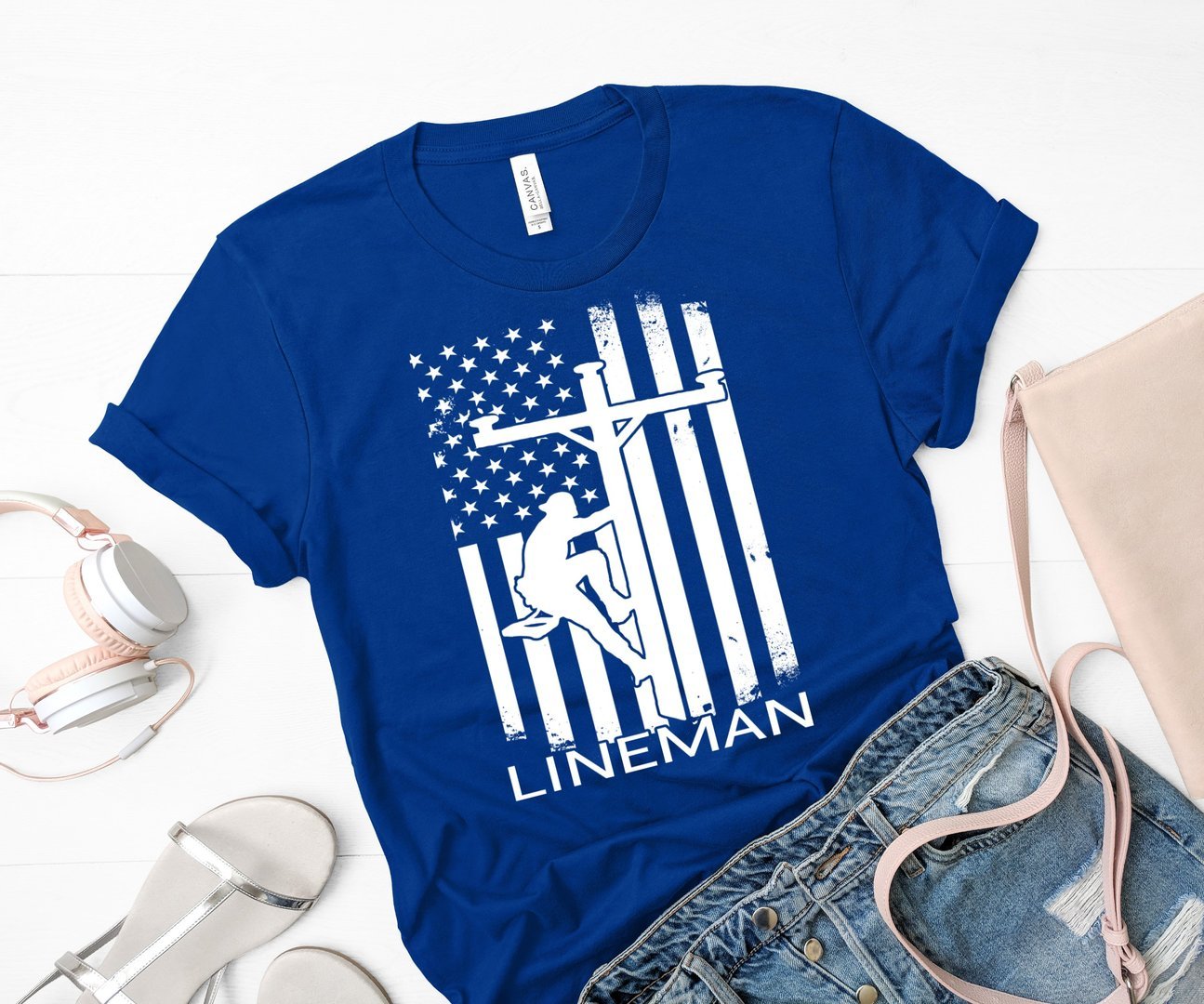 LINEMAN FLAG - WESTERN STYLIN'