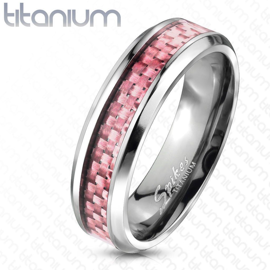 PINK CARBON FIBER INLAY BAND - WESTERN STYLIN'